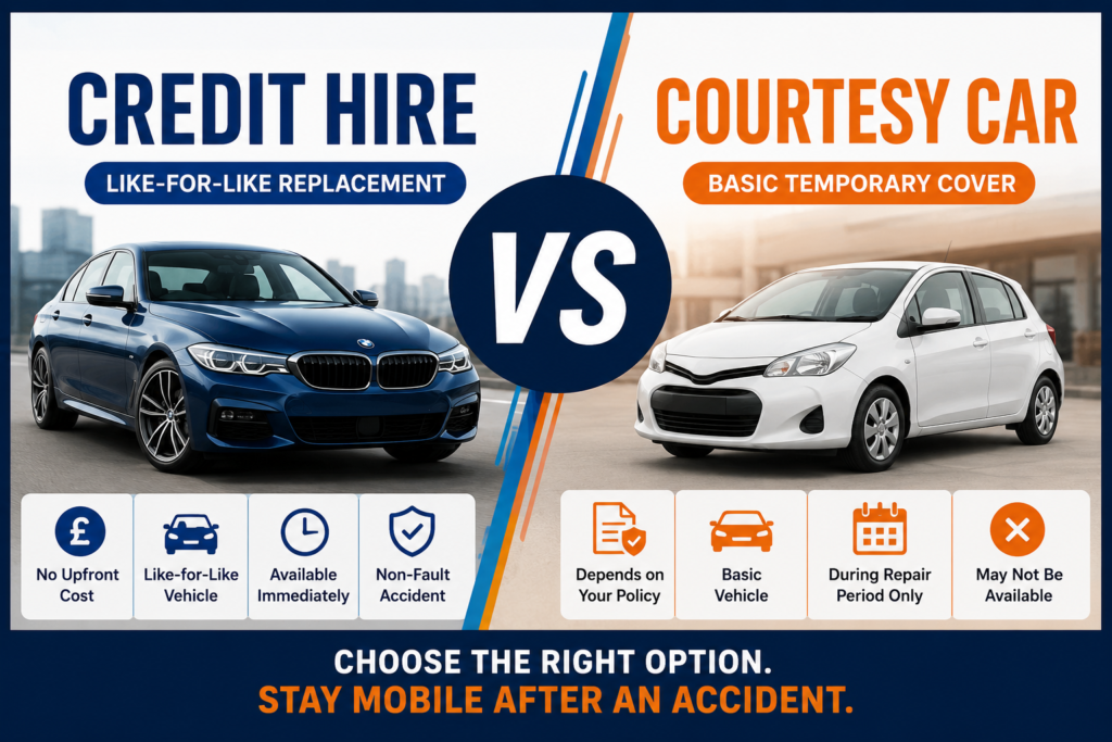 Credit Hire vs Courtesy Car